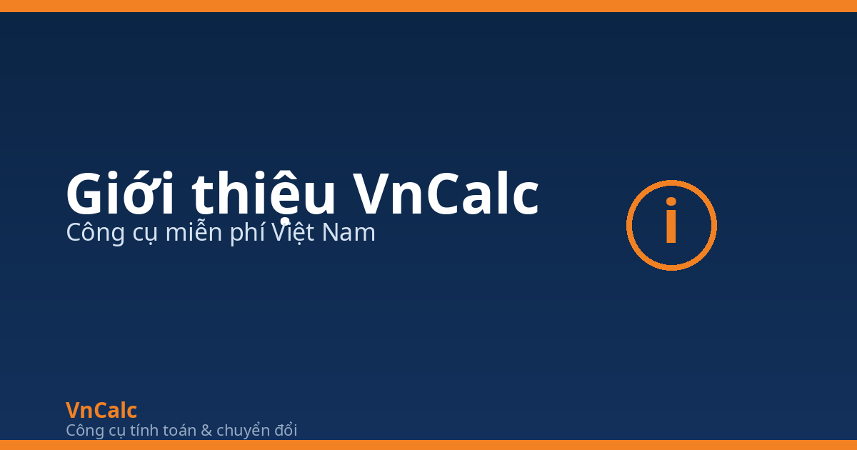 Giới thiệu công cụ VnCalc