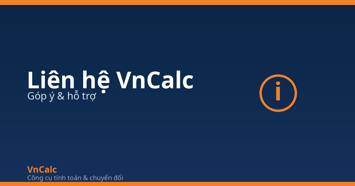 Liên hệ đội ngũ VnCalc